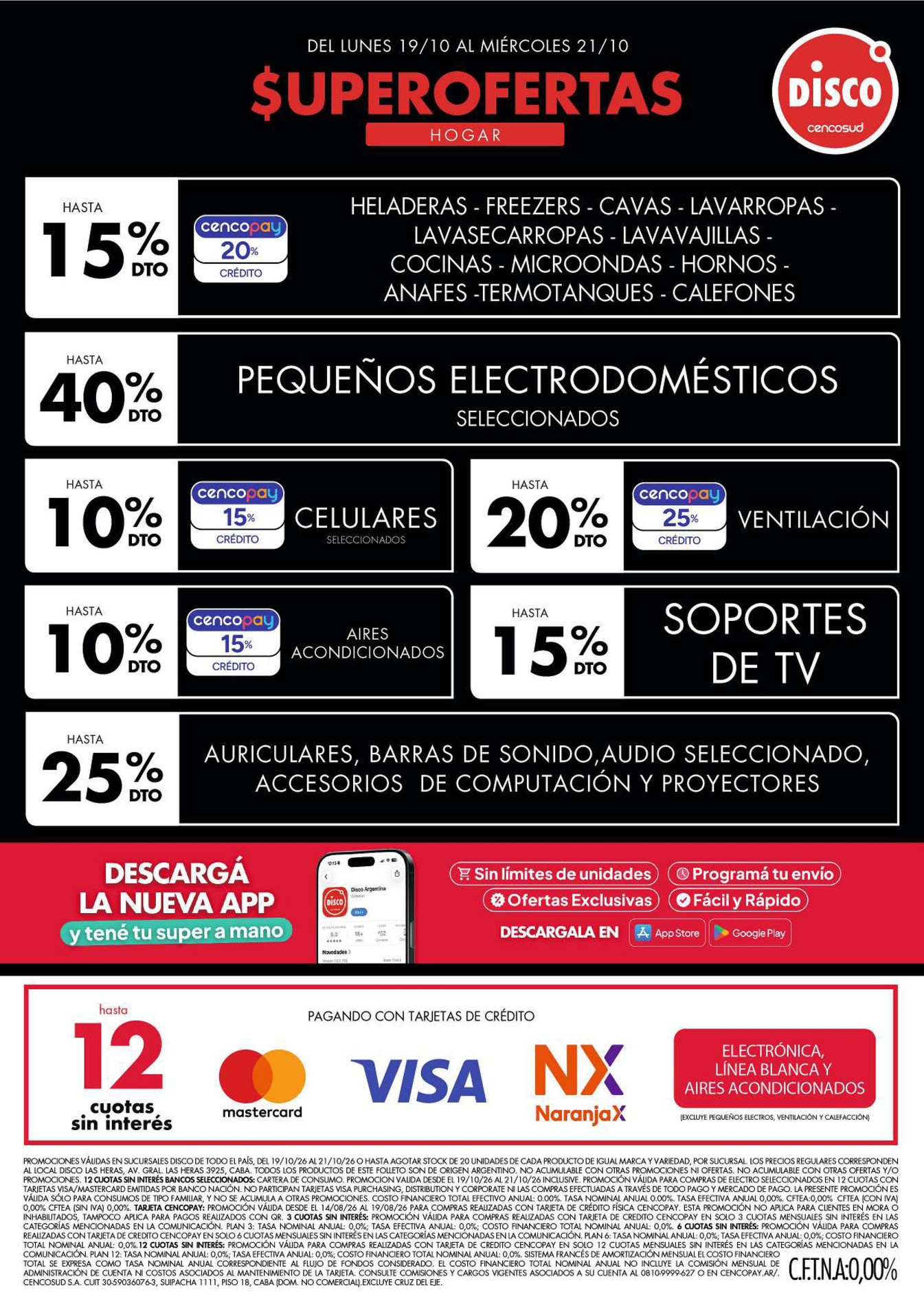 Ofertas | Electro, T. Libre y más, página 1